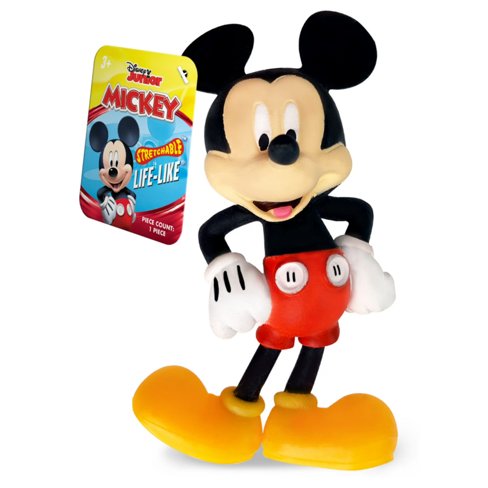🔥Disney Junior Mickey Mouse Stretchable Figure 4" Stretch Toy BNWT🔥
